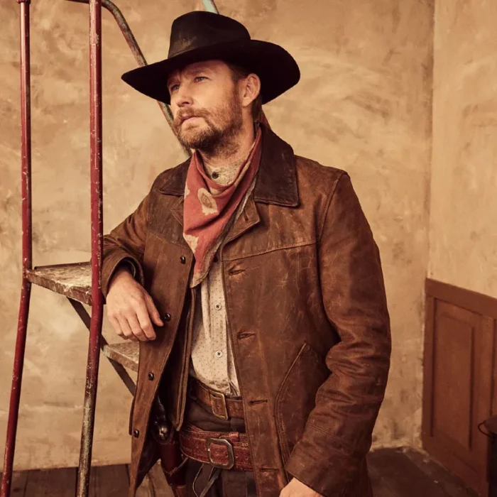 1923 Brian Geraghty Brown Leather Jacket