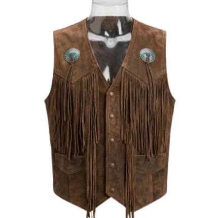 Andrew W. Walker Jingle Bell Run Fringe Vest