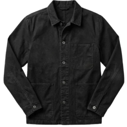 1923 Harrison Ford Black Cotton Jacket