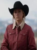 Heartland S14 Amy Fleming Red Sherpa Jacket