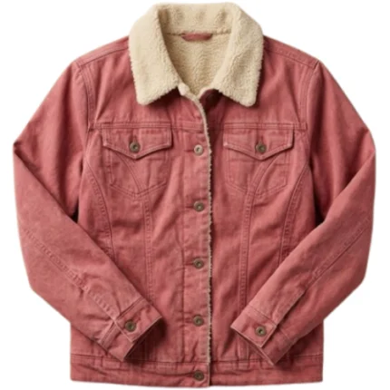 Heartland S14 Amy Fleming Red Sherpa Jacket