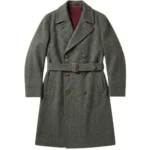 Jack Huston Boardwalk Empire Gray Trench Coat