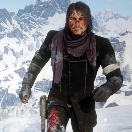 John Marston RDR2 Winter Black Jacket