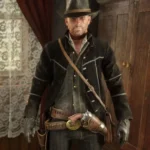 John Marston RDR2 Winter Black Jacket