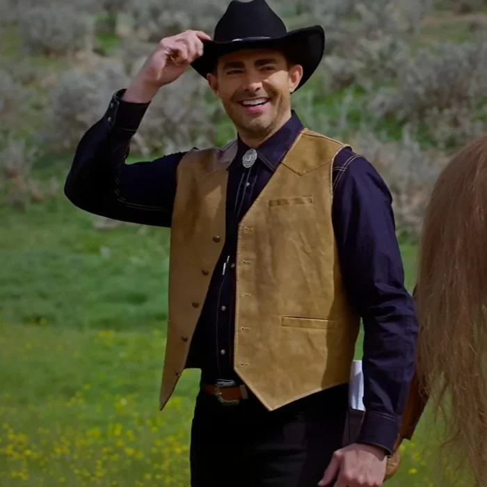 Jonathan Bennett Finding Mr. Christmas S02 Vest