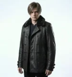 Leon S. Kennedy RE9 Requiem Black Leather Jacket