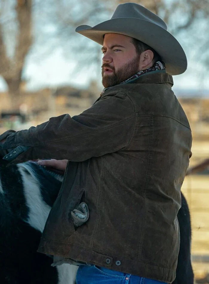 Paul Walter Hauser Americana Brown Suede Jacket