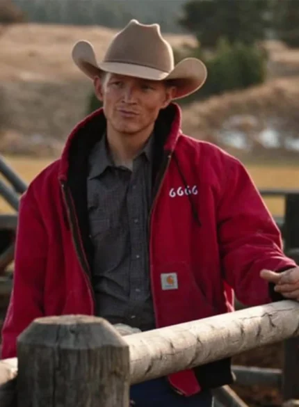 Yellowstone S4 Jimmy Hurd Strom 6666 Red Jacket