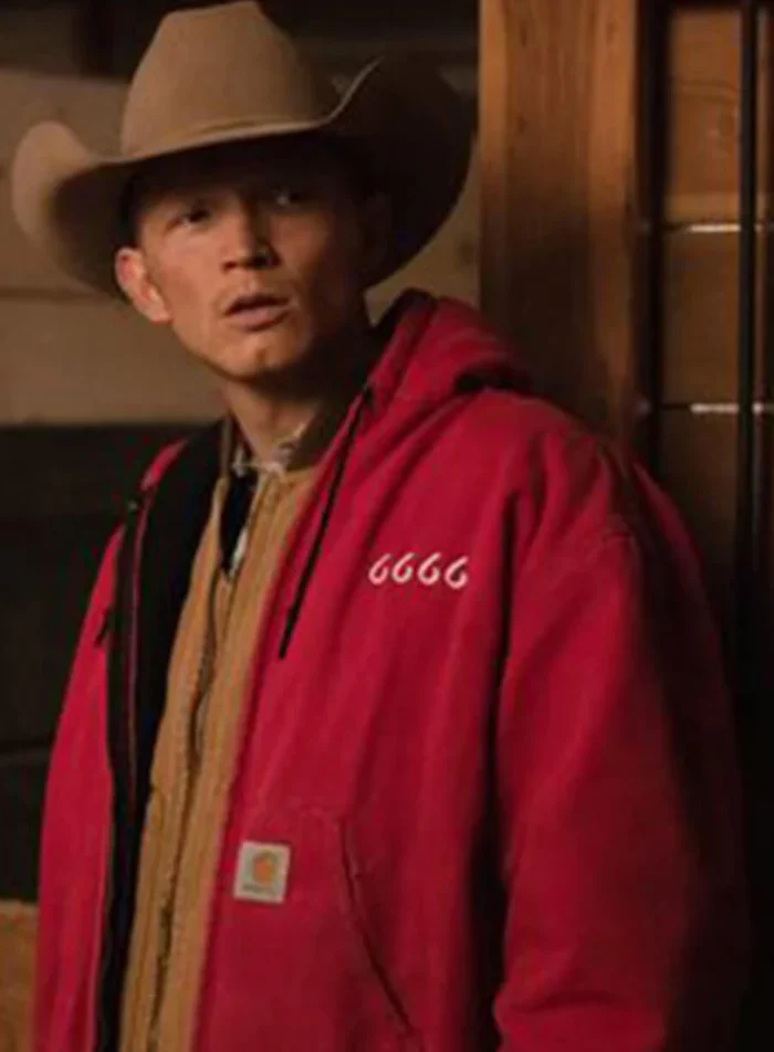 Yellowstone S4 Jimmy Hurd Strom 6666 Red Jacket