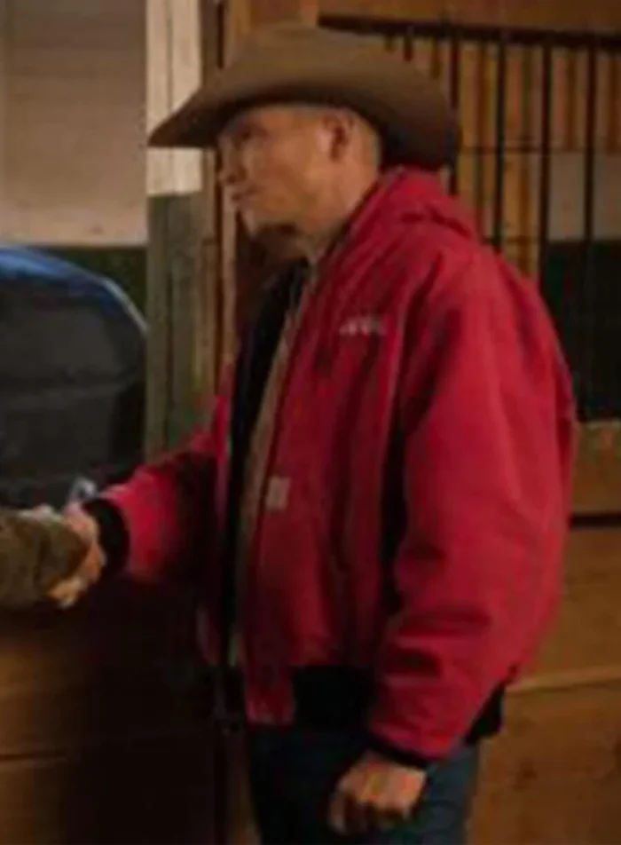 Yellowstone S4 Jimmy Hurd Strom 6666 Red Jacket