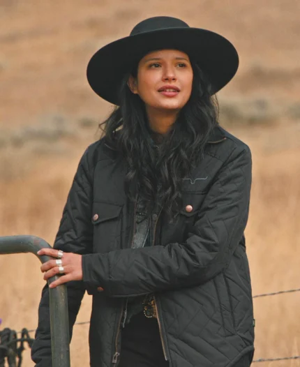 Yellowstone SO4 Avery Black Quilted Tanaya Beatty Jacket