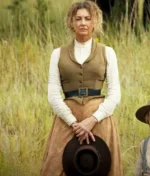 1883 Faith Hill Brown Wool Vest
