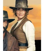 1883 Faith Hill Brown Wool Vest