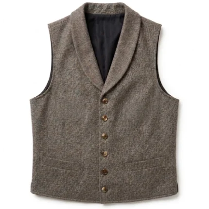 1883 Tim Mcgraw Grey Wool Vest