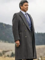 Yellowstone Thomas Rainwater Grey Wool Coat