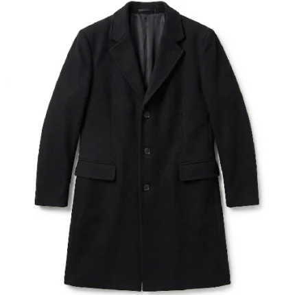 Anson Mount Hell on Wheels Black Wool Coat