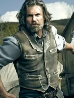 Cullen Bohannon Hell on Wheels Leather Vest - Image 3