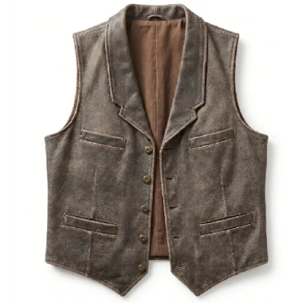 Cullen Bohannon Hell on Wheels Leather Vest