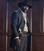 Idris Elba The Harder They Fall Blue Coat
