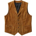 James Arness Gunsmoke Brown Suede Vest