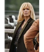 Kelly Reilly Yellowstone S04 Beth Dutton Green Coat