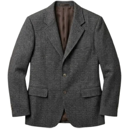 Lawmen Bass Reeves Grey Wool Blazer