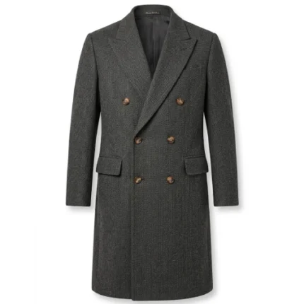 Yellowstone Thomas Rainwater Grey Wool Coat