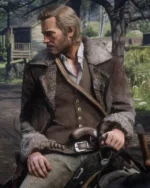 RDR Arthur Morgan Shearling Leather Coat