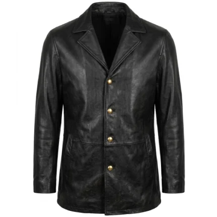 RDR2 Arthur Morgan Black Leather Blazer