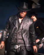 RDR2 Arthur Morgan Black Leather Blazer