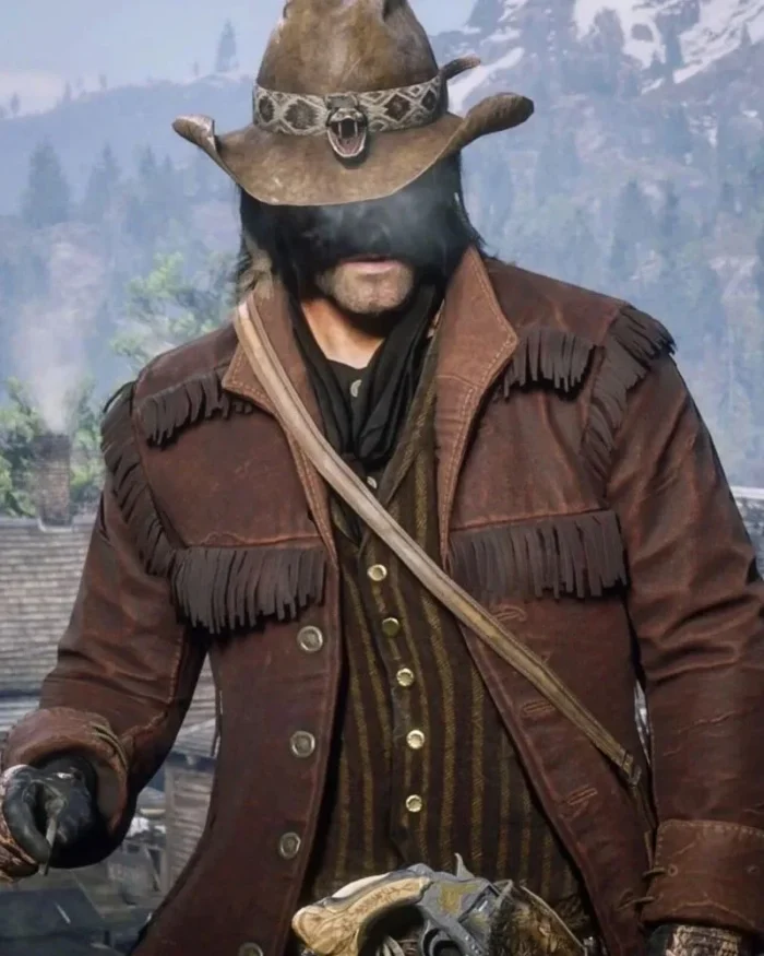 RDR2 Arthur Morgan Fringe Leather Jacket