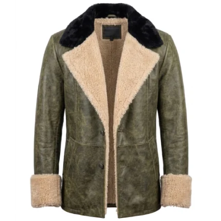 RDR2 Cougar Cutaway Green Leather Coat