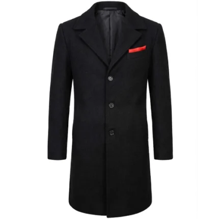 RDR2 Dutch Van Der Linde Black Wool Coat