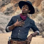 RJ Cyler The Harder They Fall Blue Lining Vest