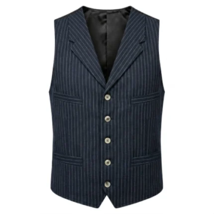 RJ Cyler The Harder They Fall Blue Lining Vest