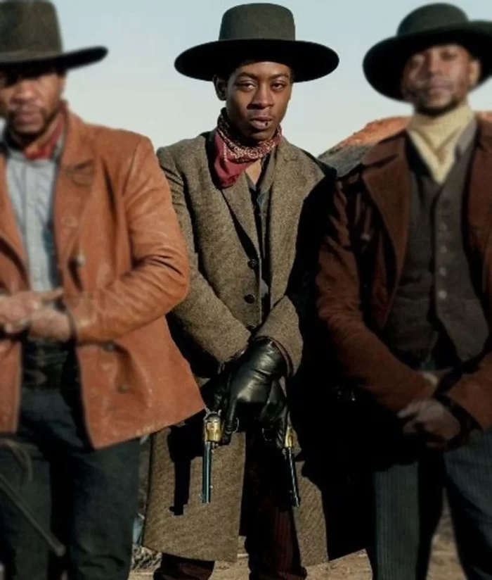 RJ Cyler The Harder They Fall Gray Coat