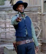 The Harder They Fall Edi Gathegi Denim Vest