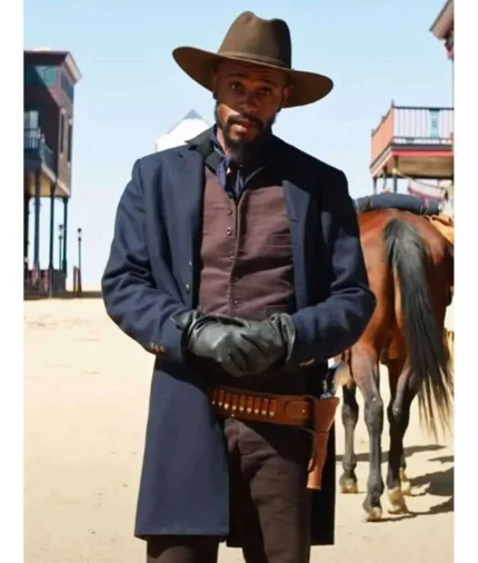 The Harder They Fall Lakeith Stanfield Blue Coat