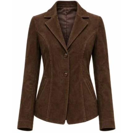 The Harder They Fall Regina King Brown Jacket