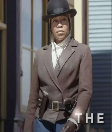 The Harder They Fall Regina King Brown Jacket