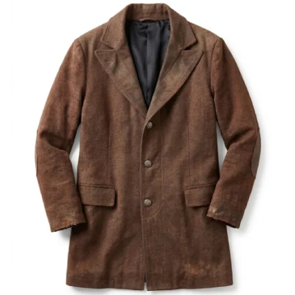 Tim Mcgraw 1883 Brown Wool Coat