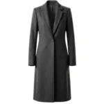 Yellowstone S03 Kelly Reilly Grey Trench Coat