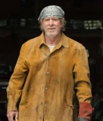 Yellowstone S03 Will Patton Brown Suede Jacket