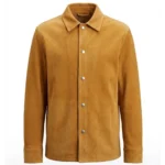 Yellowstone S03 Will Patton Brown Suede Jacket