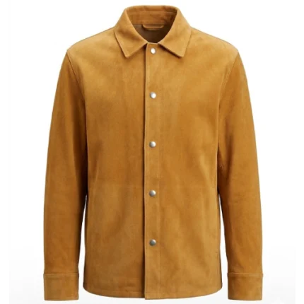 Yellowstone S03 Will Patton Brown Suede Jacket