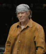 Yellowstone S03 Will Patton Brown Suede Jacket