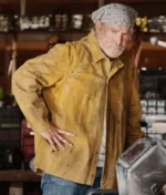 Yellowstone S03 Will Patton Brown Suede Jacket