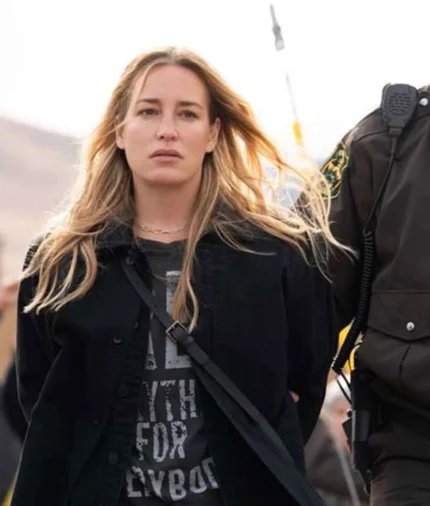Yellowstone S04 Piper Perabo Black Jacket