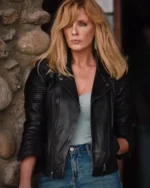 Yellowstone SO4 Beth Dutton Black Leather Jacket