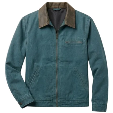 Josh Brolin Outer Range Blue Cotton Jacket